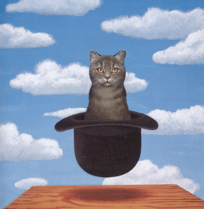 Rene Magritte - Cat in a Hat